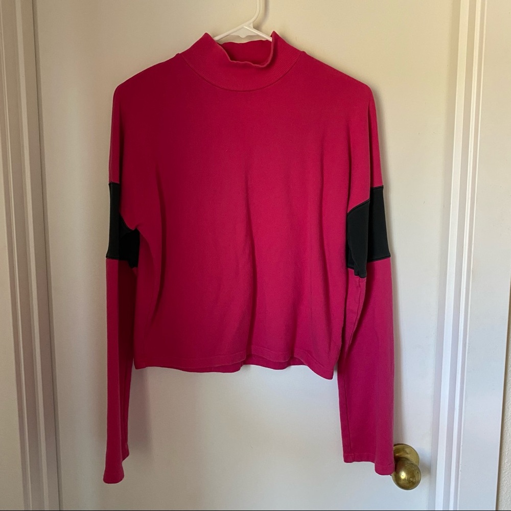 Carbon38 Year of Ours Mock-neck Long Sleeve Shirt